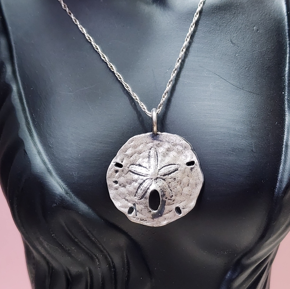 Anson Sterling Sand Dollar Necklace